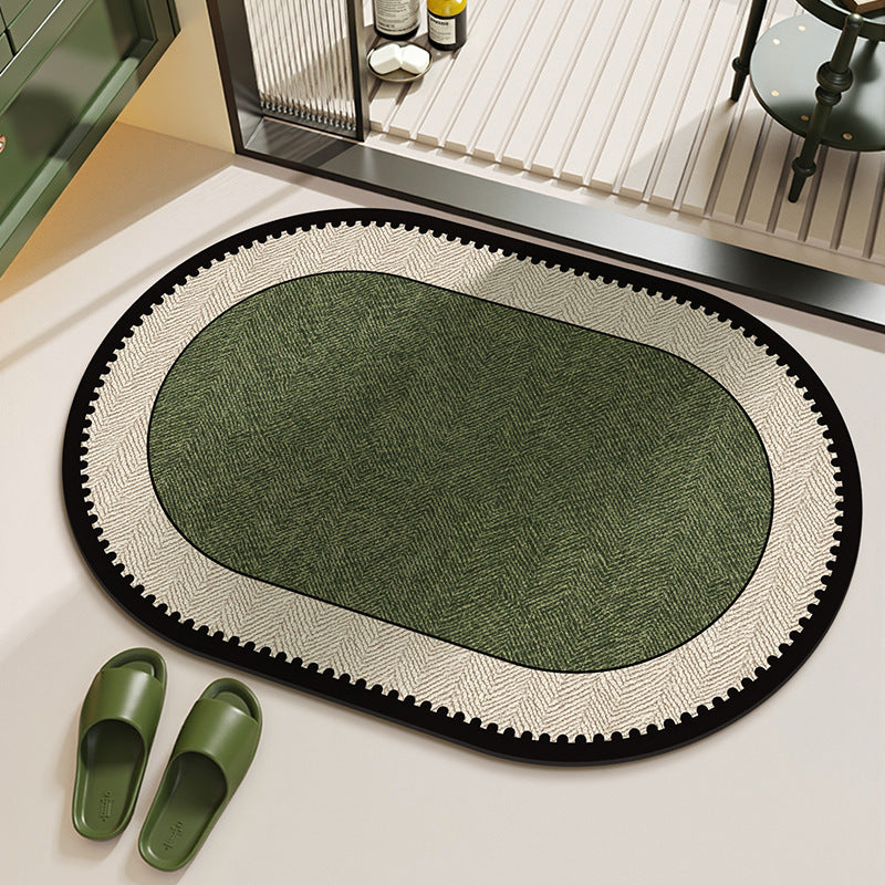 Elegant Herringbone Pattern Area Rug