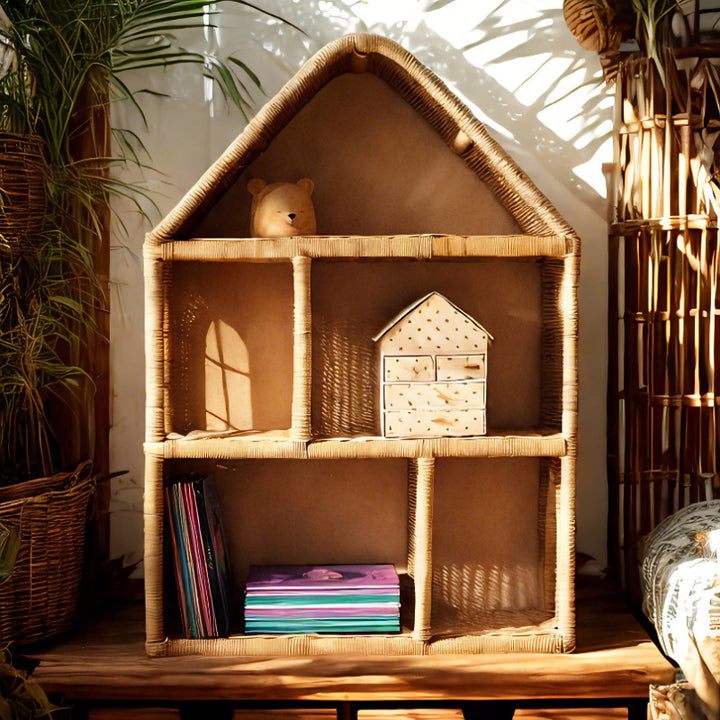 Wall shelf in house design