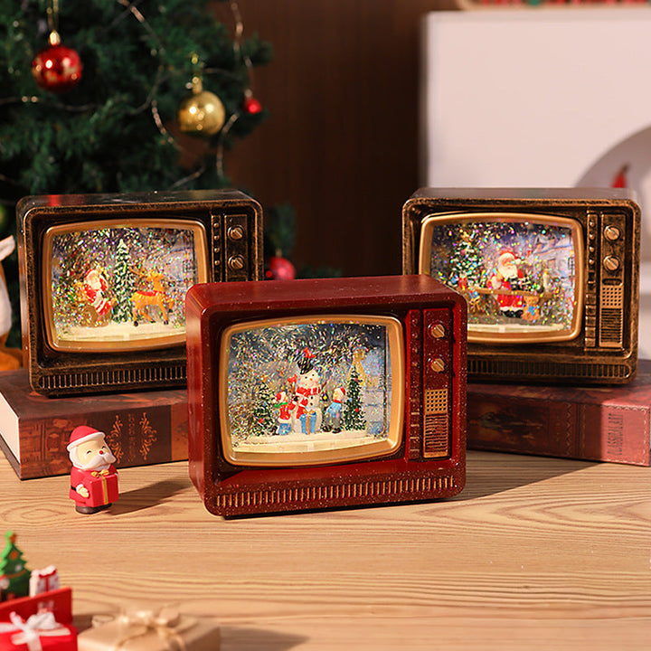 Nostalgic Snow Globe TV