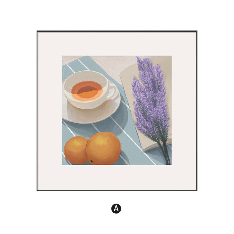 Decorative Floral Basket Art Print