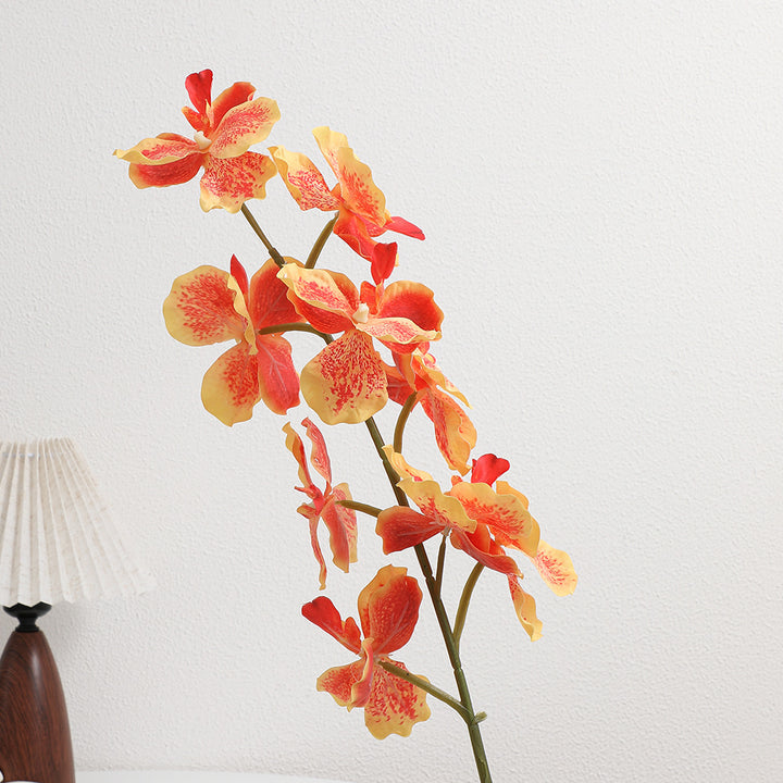 Artificial orchid bouquet with realistic details