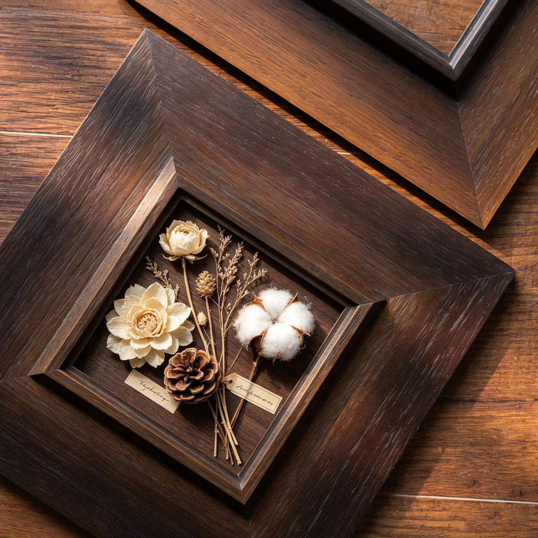 Elegant Artistic Framed Bird Illustration