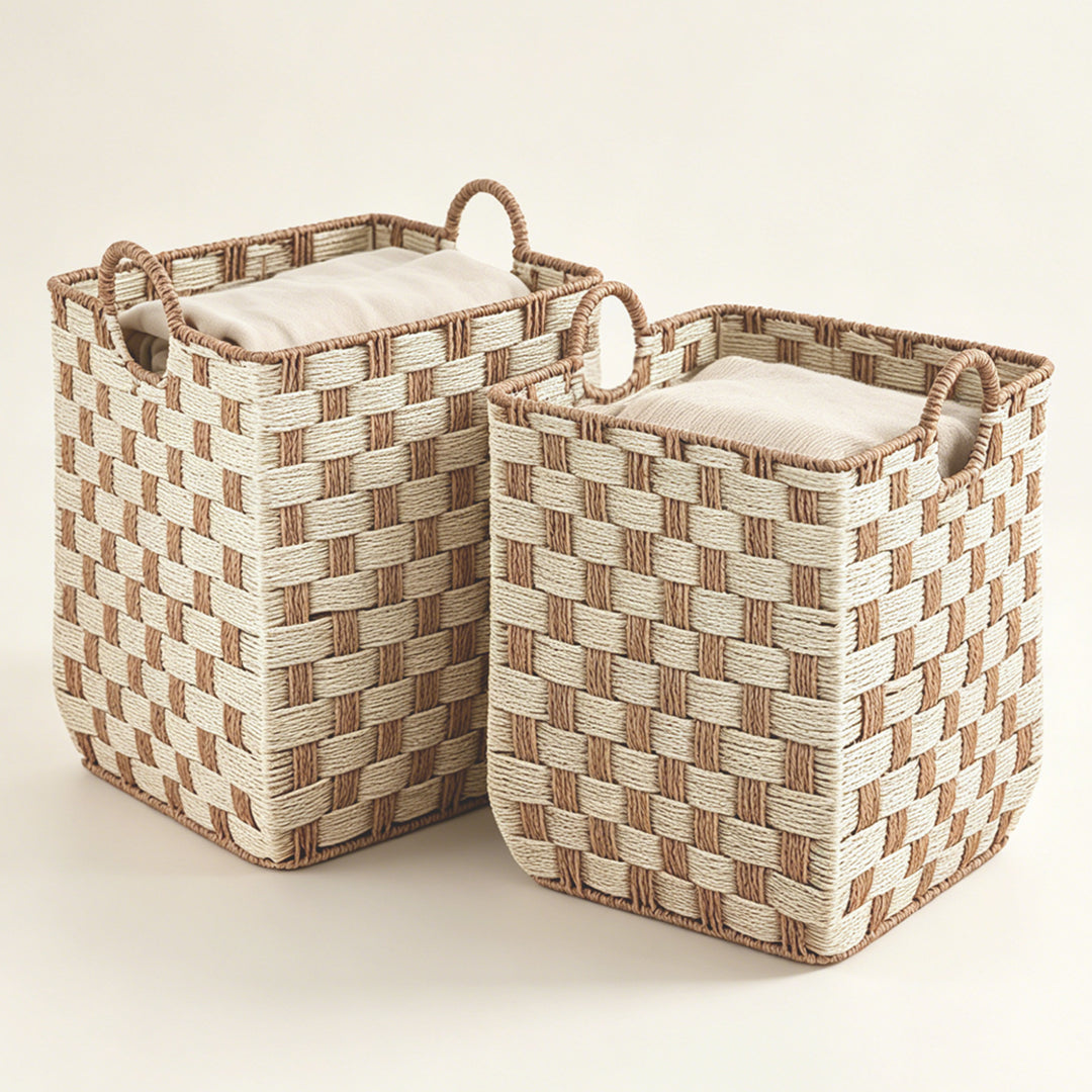 Decorative storage basket