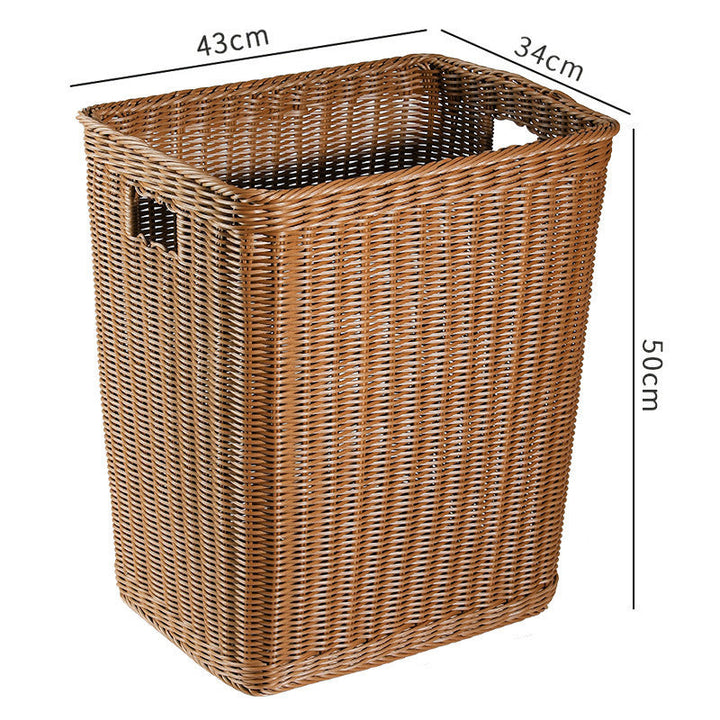Rustic Woven Laundry Hamper