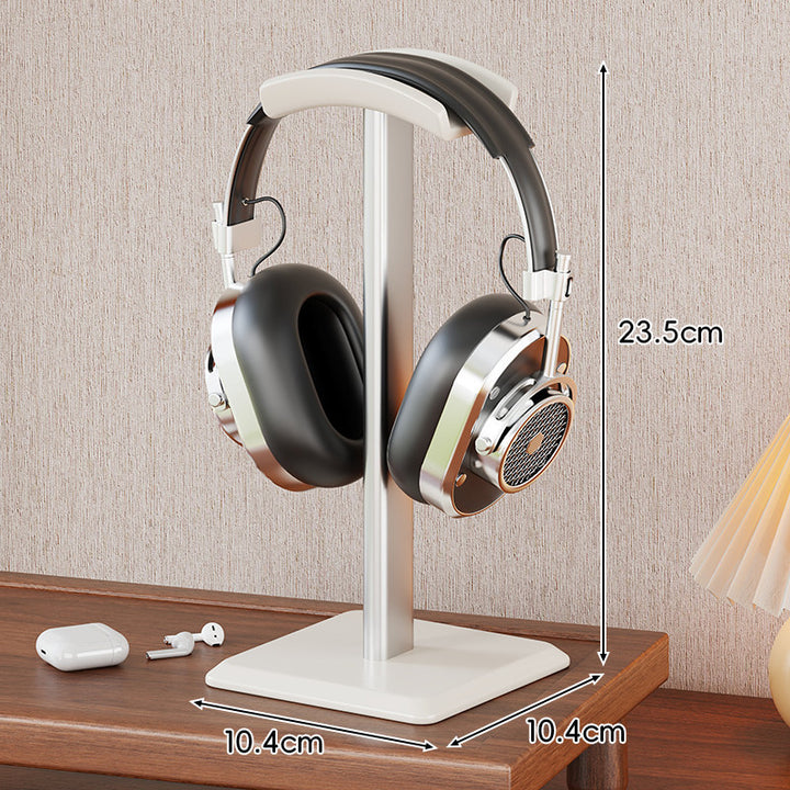 Premium Vertical Headphone and Audio Gear Stand with Cushioned Headrest and Anti-Slip Weighted Base