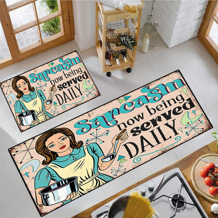 Fun Snack-Themed Kitchen Mat