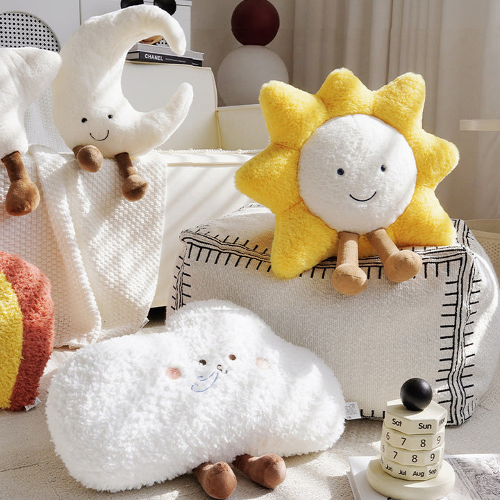 Decorative Plush Banana-Shaped Cushion