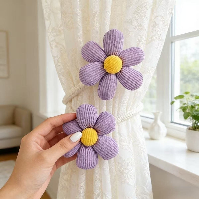 Decorative curtain holder