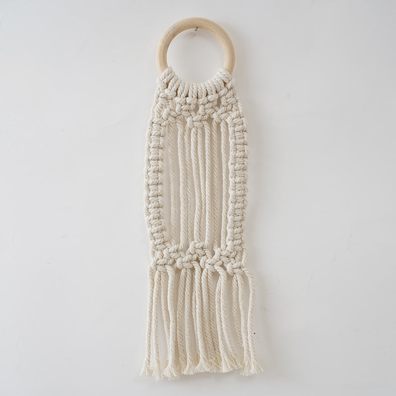 Macrame Photo Frame Wall Hanging Organizer