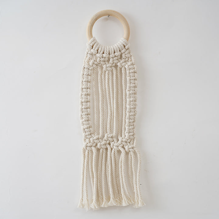 Macrame Photo Frame Wall Hanging Organizer