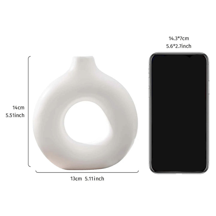 Modern Circular Ceramic Vase
