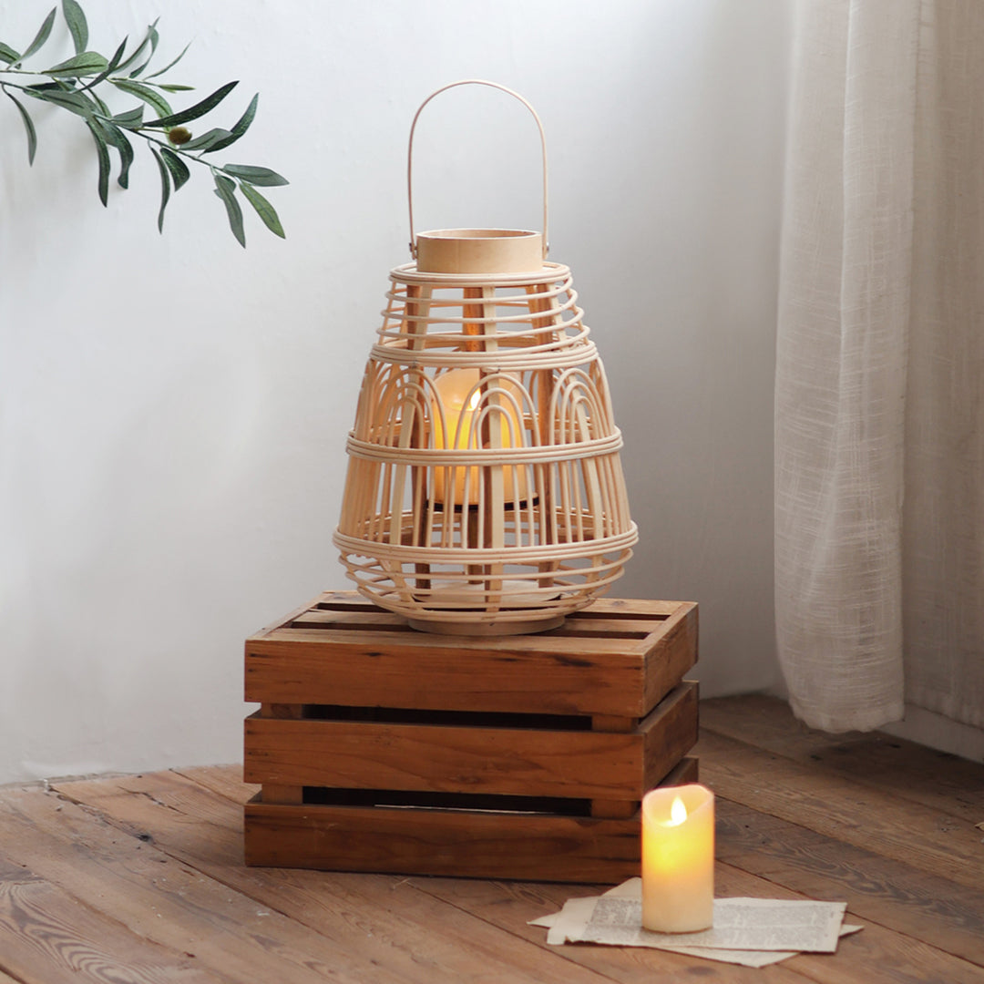 Handcrafted Rattan Lantern
