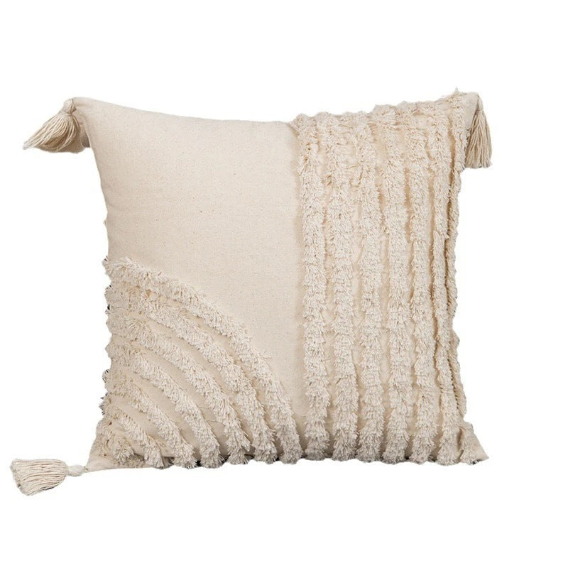 Textured Boho Throw Pillow