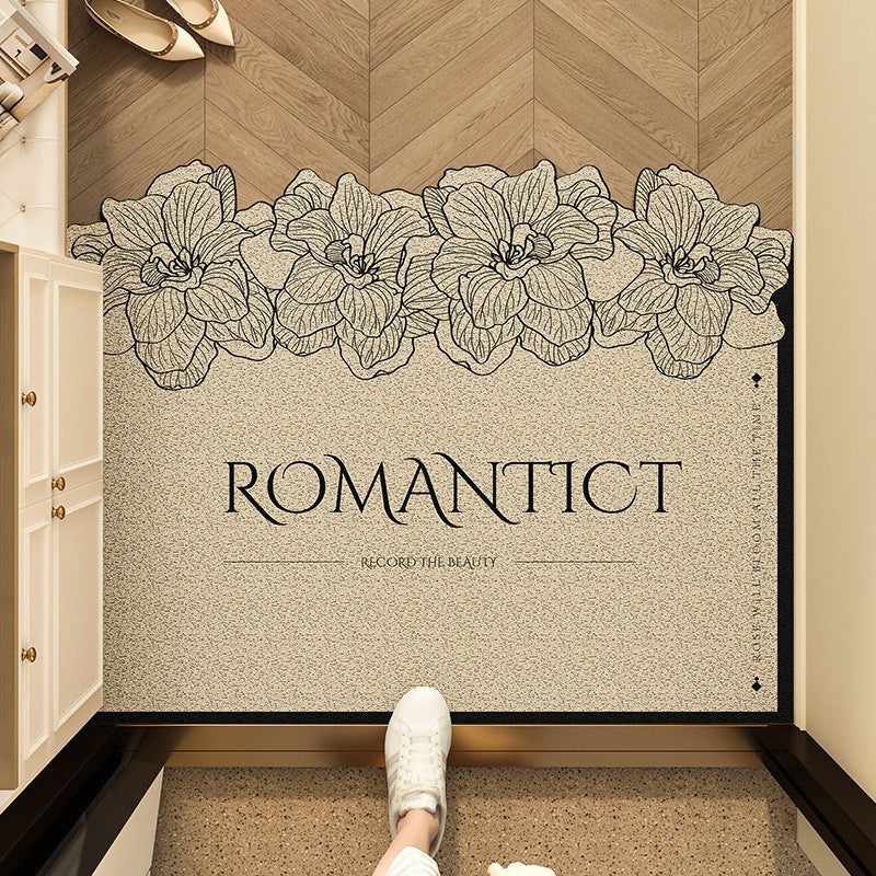 Floral Welcome Mat
