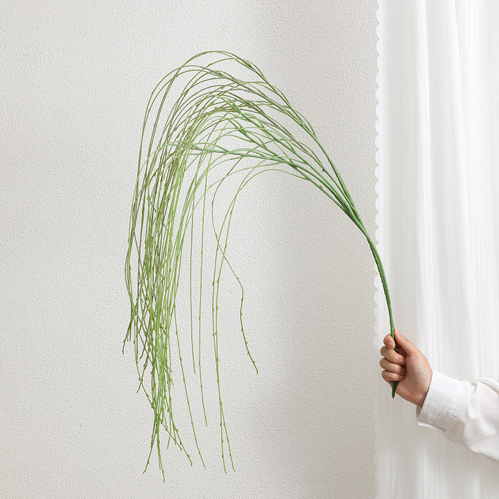 Decorative artificial branch with filigree, curved twigs