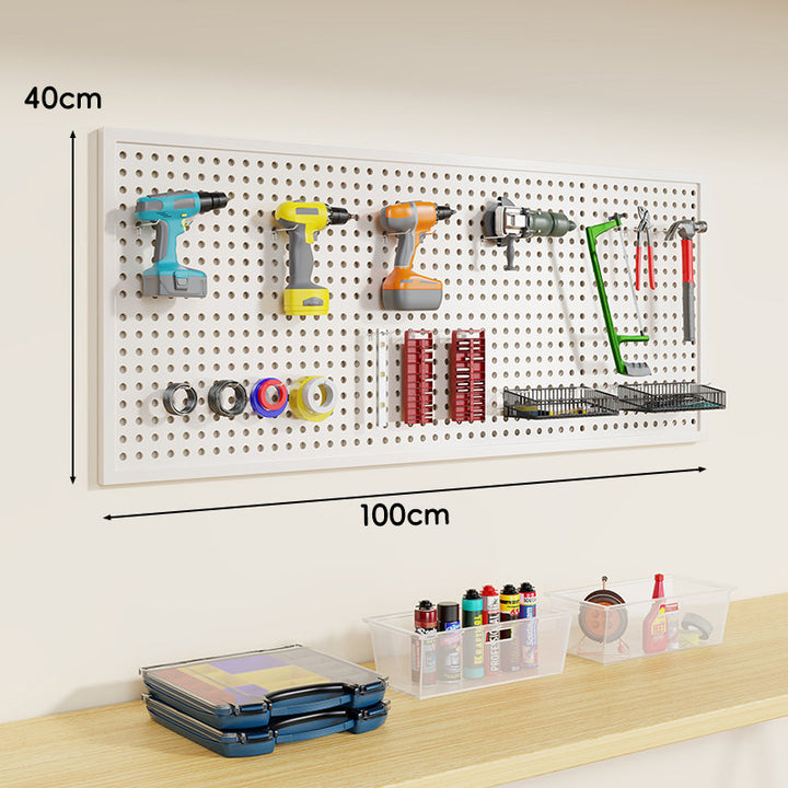Pegboard Double-Prong Metal Hooks Compact Heavy-Duty Display Hangers