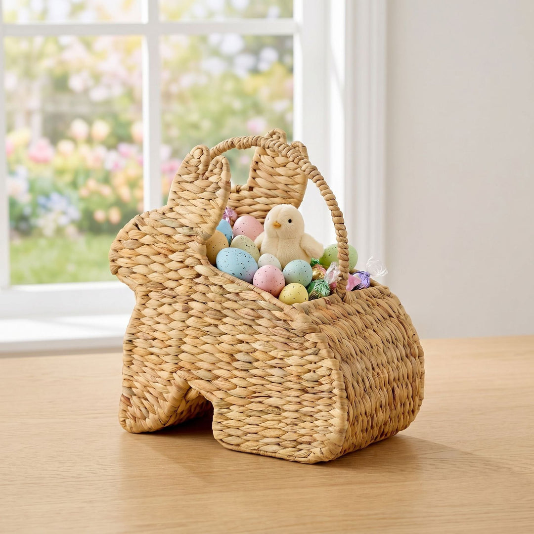 Playful Easter basket in bunny design