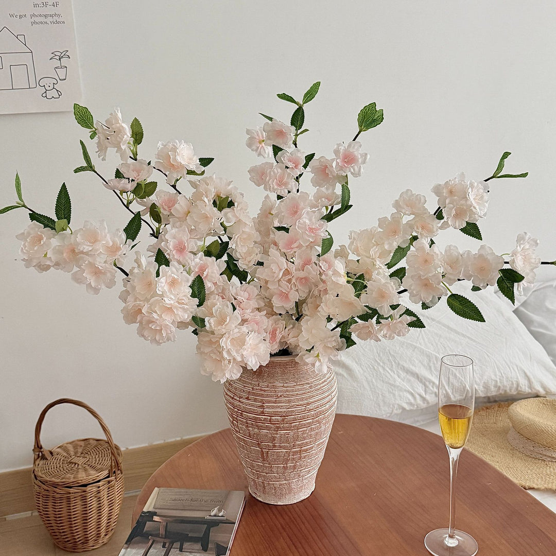 Decorative Cherry Blossom Floral Stem for Home Display