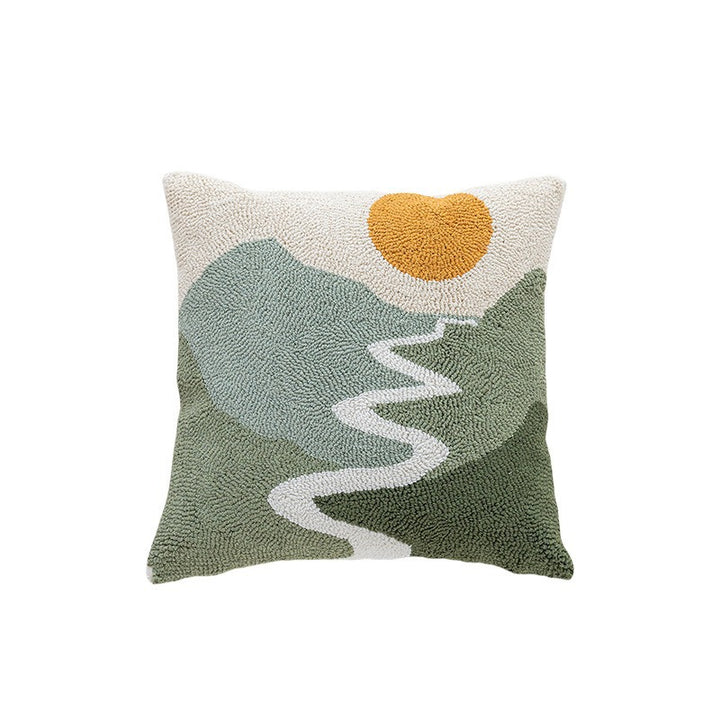 Textured Abstract Decorative Pillow