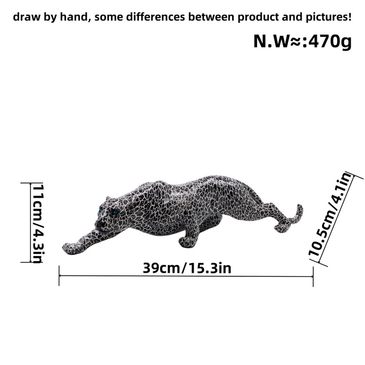 Artful Panther Sculpture made by Hand