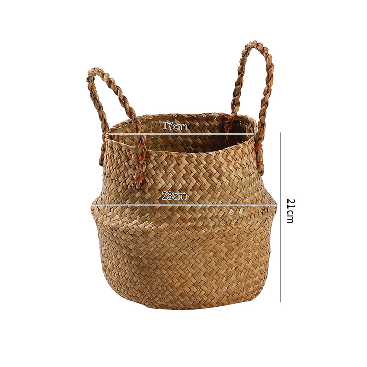 Handcrafted Woven Storage Bucket