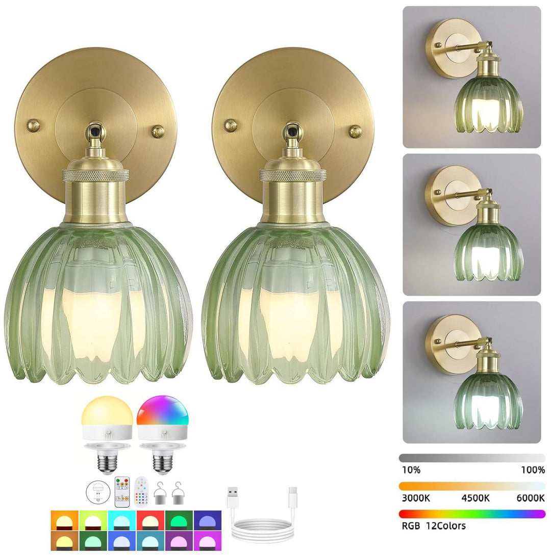 Elegant Glass Wall Lantern