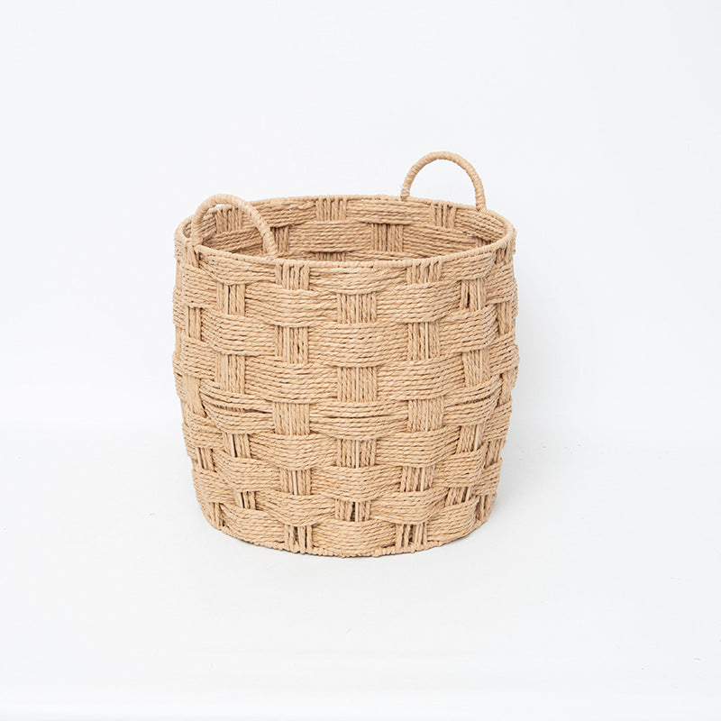 High-quality and decorative storage basket with braided structure