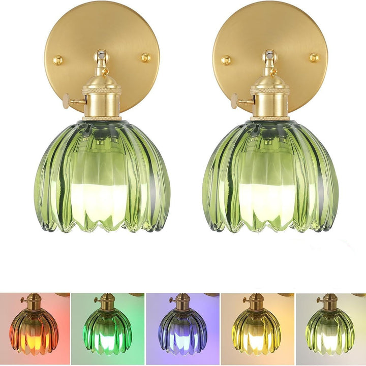 Elegant Glass Wall Lantern