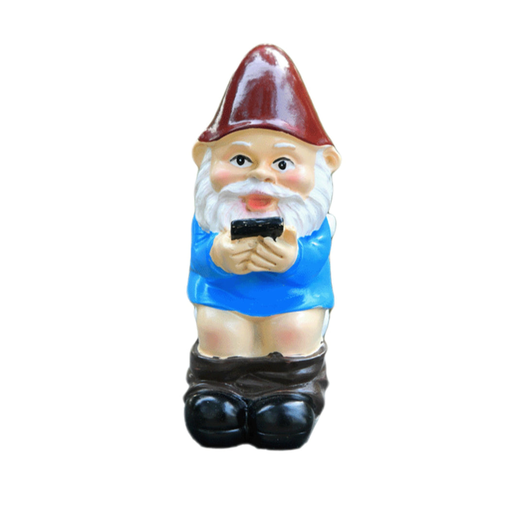 Playful Garden Gnome Figurine