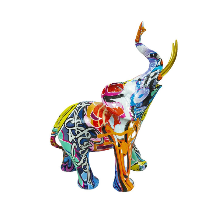 Artistic Elephant Figure
