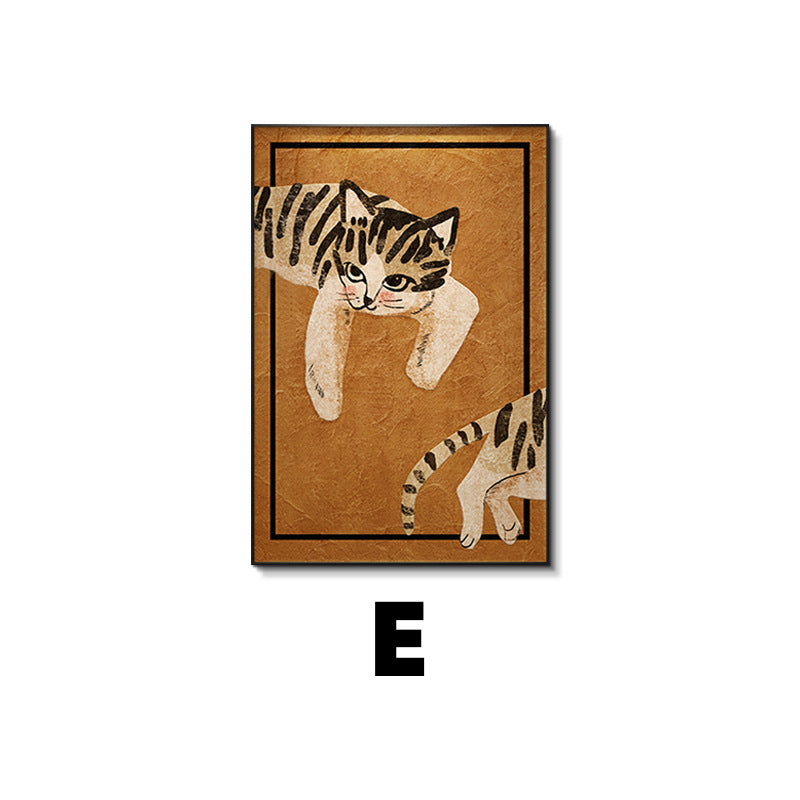 Cat-Themed Framed Wall Art
