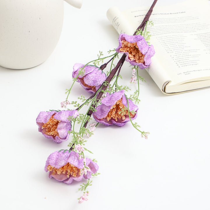 Decorative Artificial Flower Branch with Details