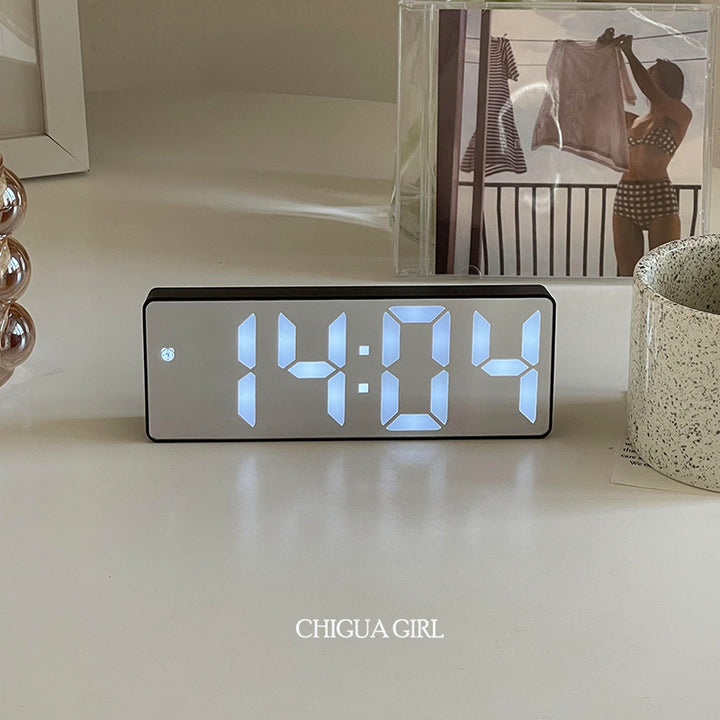 Digital Desk Clock with Adjustable Brightness