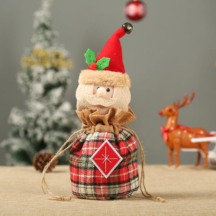 Cute Christmas gift bag in reindeer design