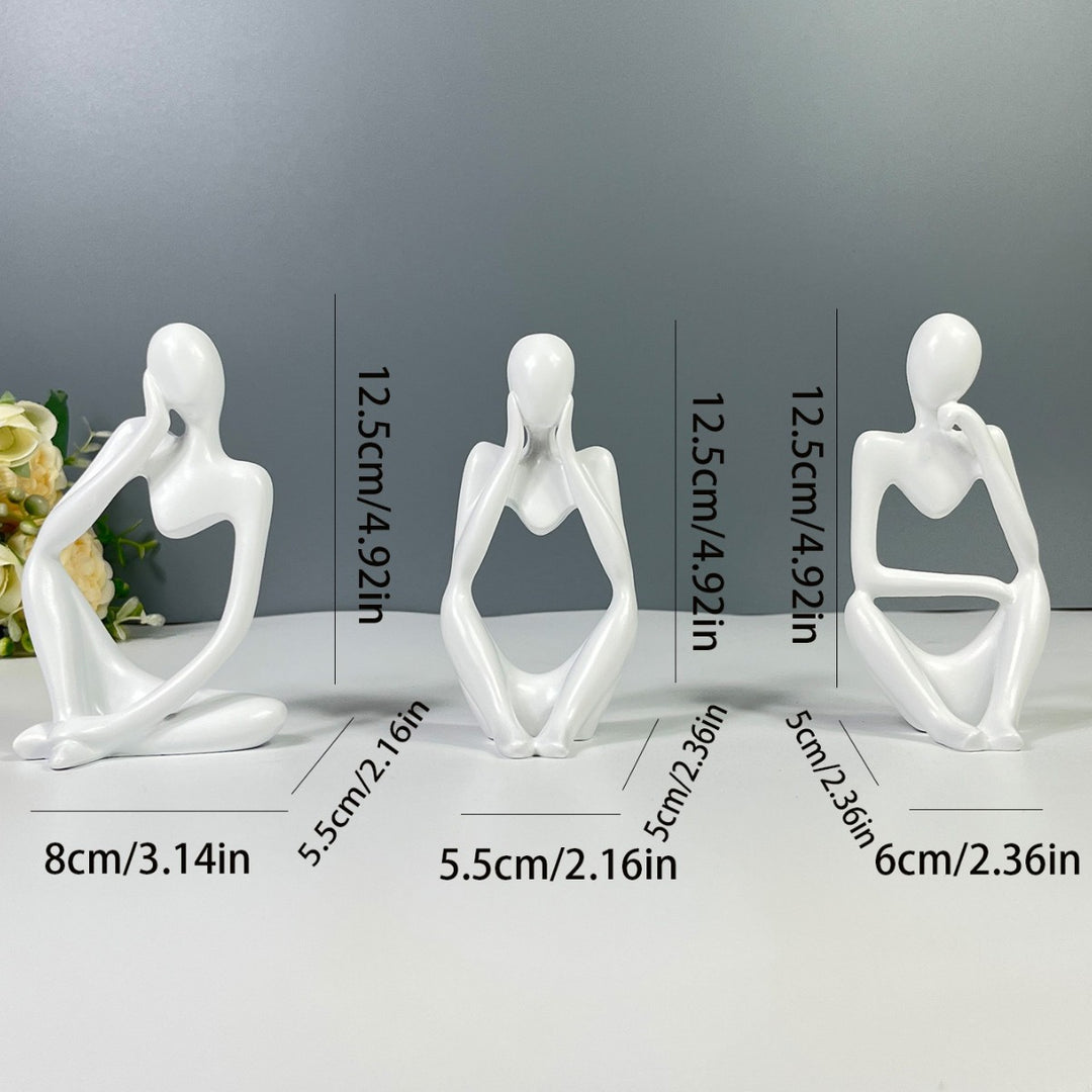Abstract Figurative Sculpture Set