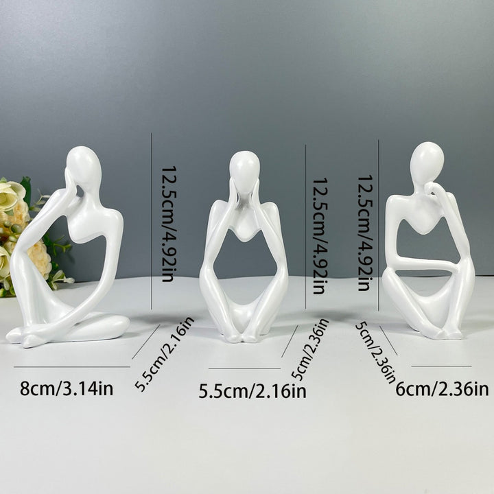 Abstract Figurative Sculpture Set