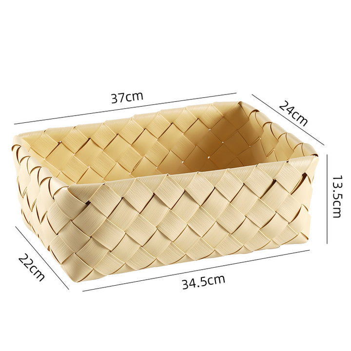 Elegant Handwoven Storage Tray