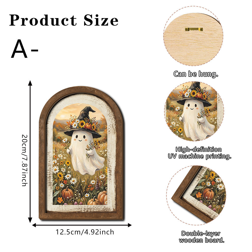 Wall decoration with lemon pattern