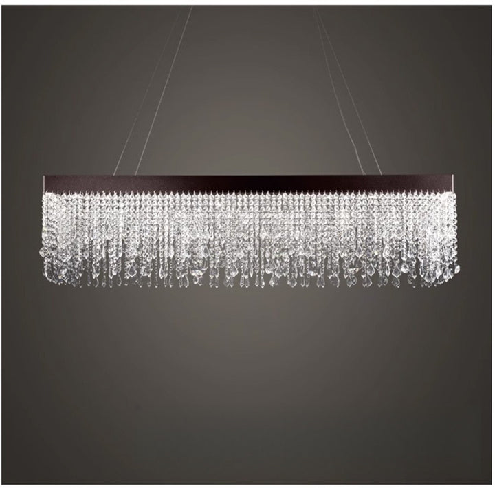 Contemporary Crystal Pendant Chandelier