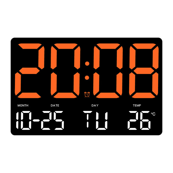 Digital multifunction watch with large display