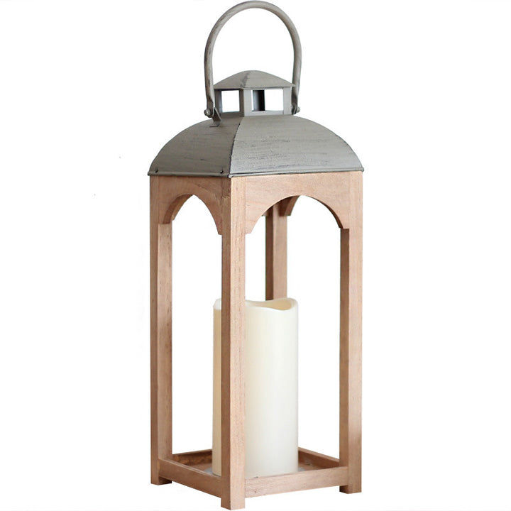 Decorative wooden lantern