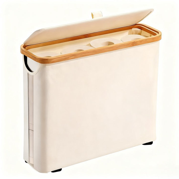 High-quality laundry basket with lid and handle