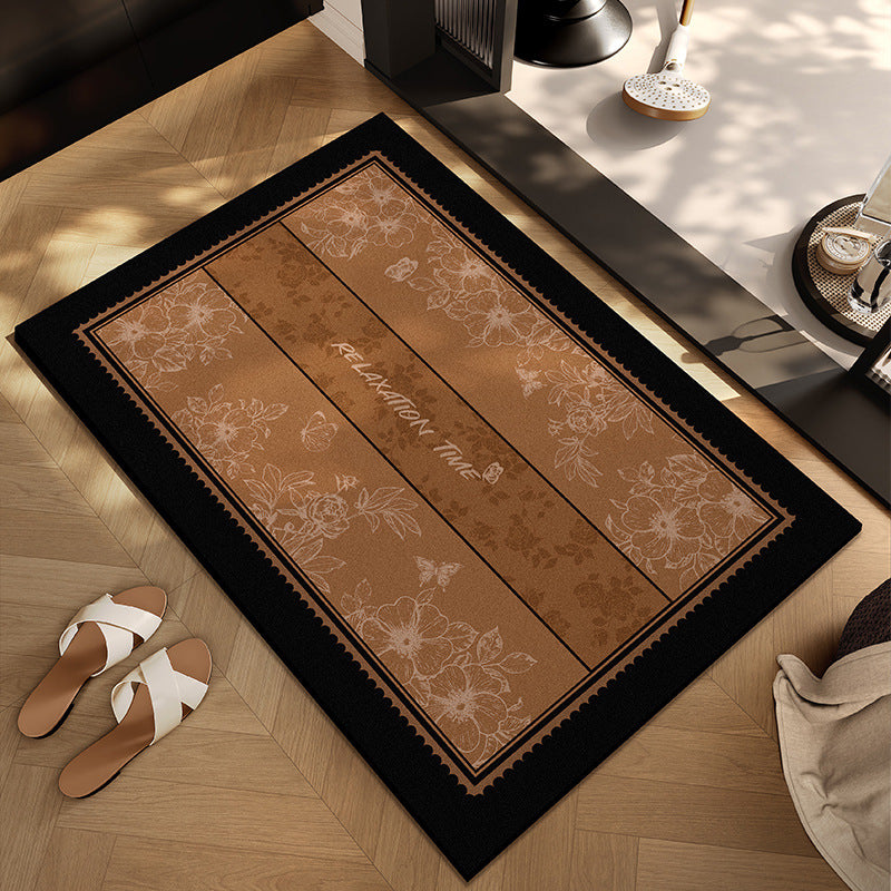 Checkerboard Patterned Entryway Mat Avarnia