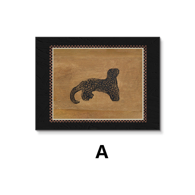 Decorative Bird Silhouette Framed Art