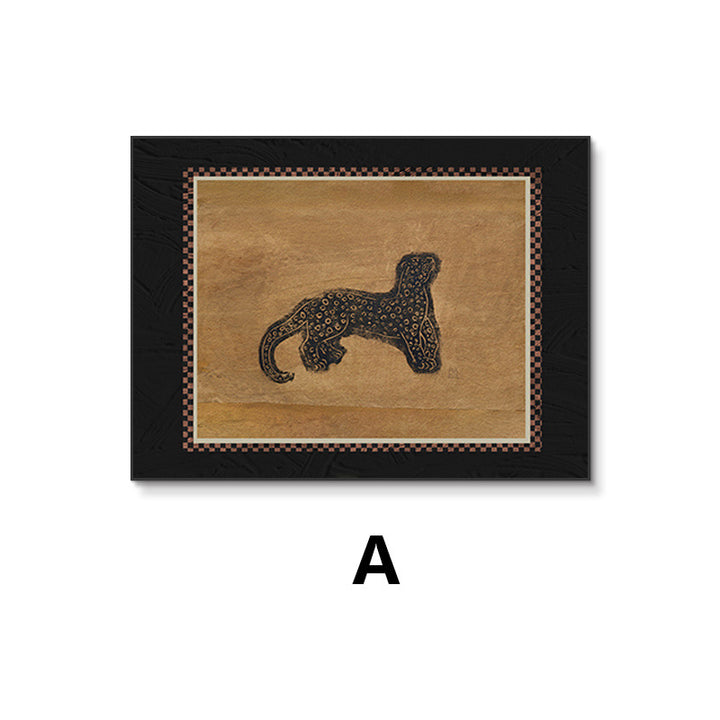 Decorative Bird Silhouette Framed Art