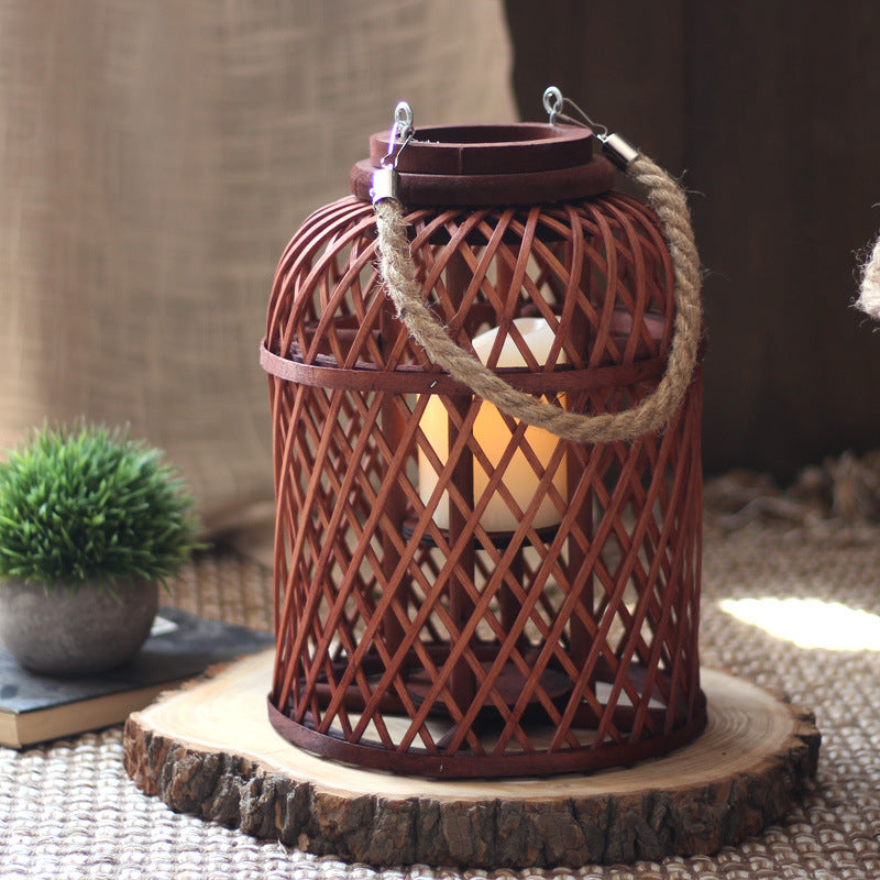 Handcrafted Rattan Lamp
