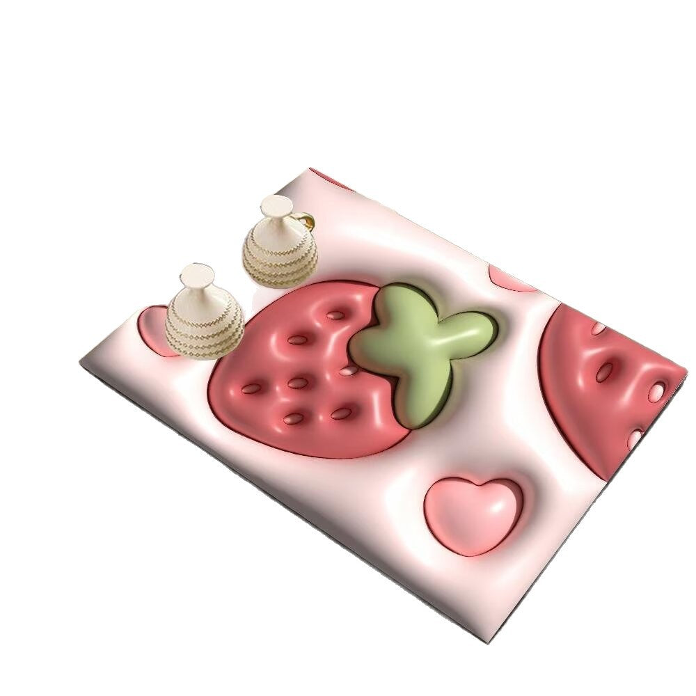 Cute Cartoon Dog-Themed Kitchen Mat