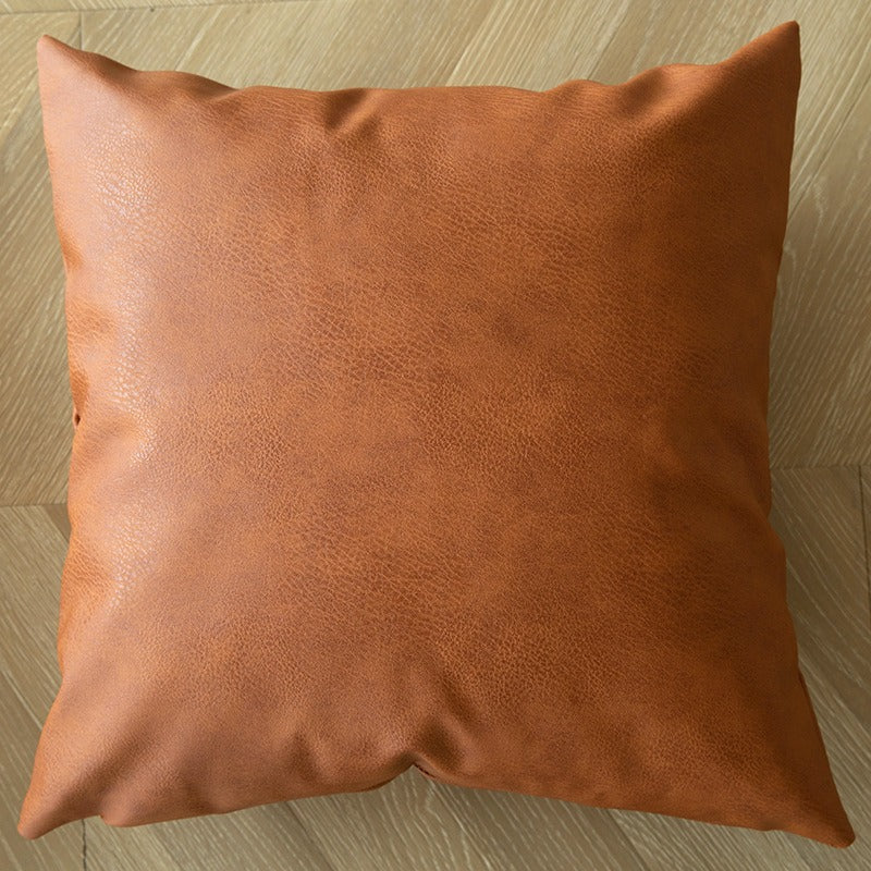 Premium Leather Decorative Pillow