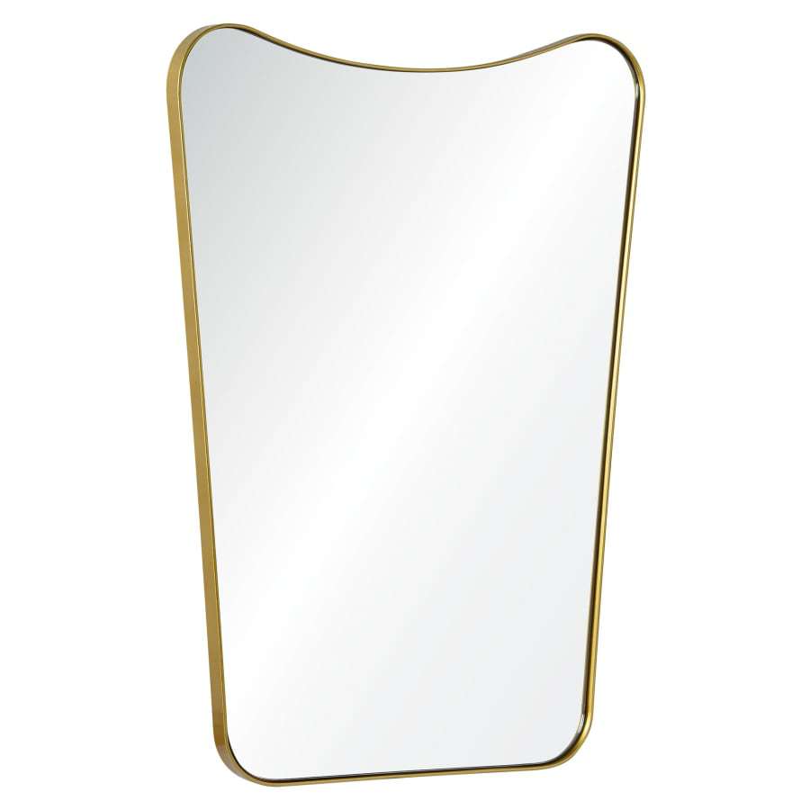 Decorative Wall Mirror With Elegant Curved Frame