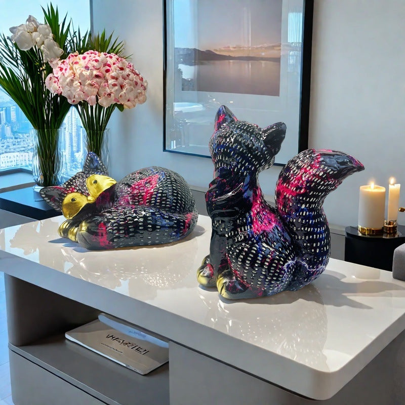 Decorative Fox Sculpture